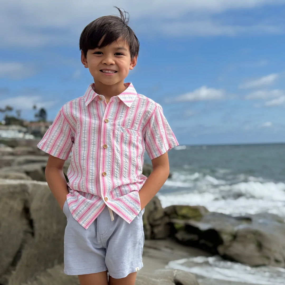 Grey Crew Woven Shorts