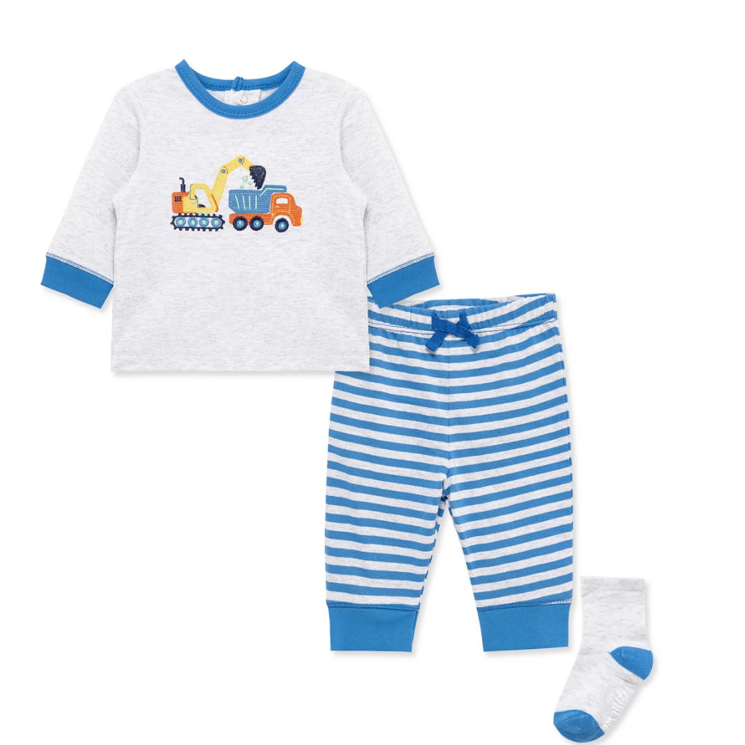 Blue Stripe Work Zone Jogger Set