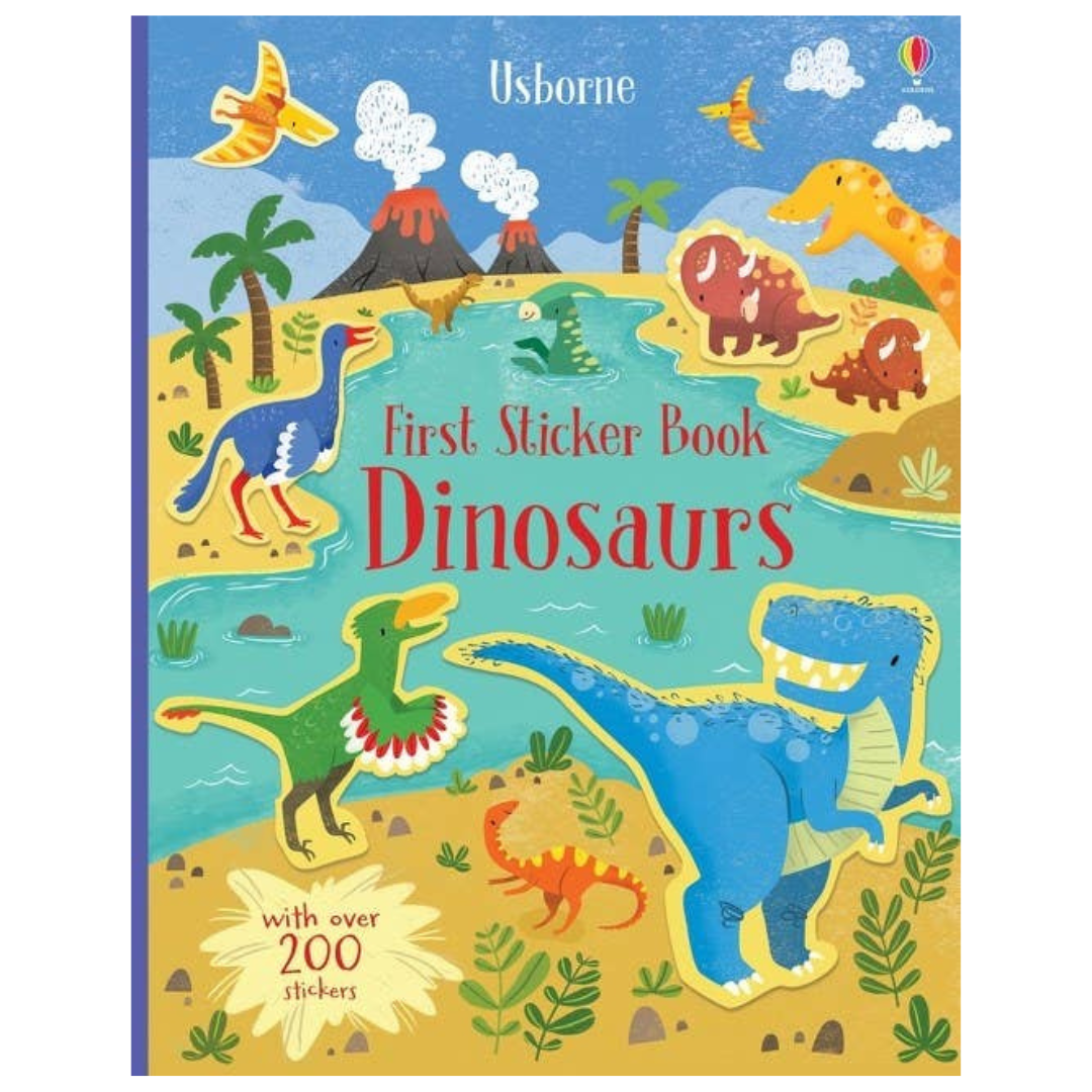 First Sticker Book Dinosaurs : Usborne