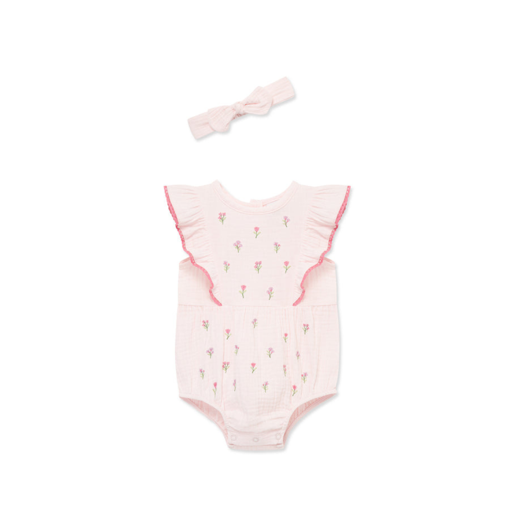 Pink Tiny Flowers Bubble