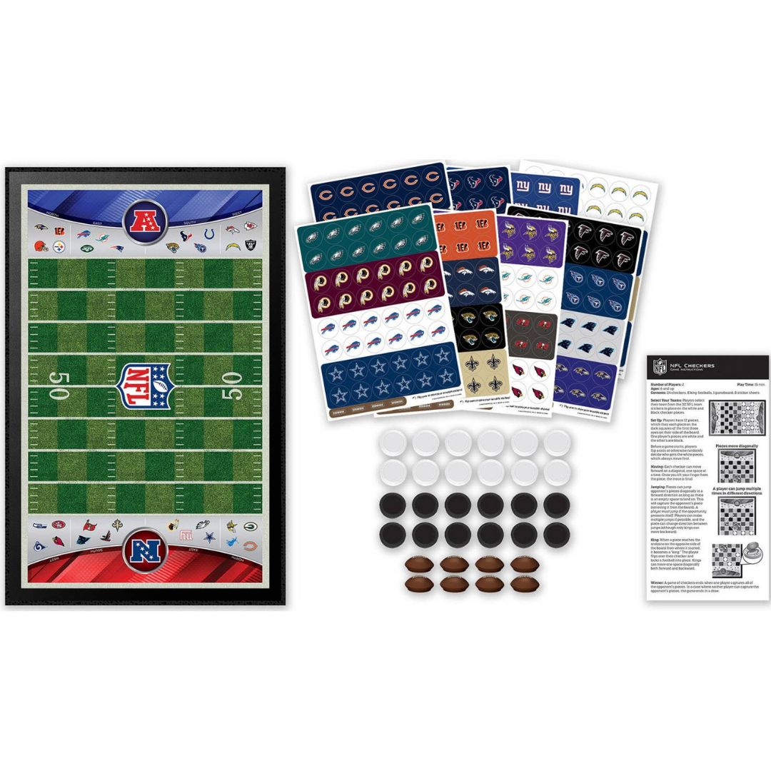NFL - League Checkers Board Game