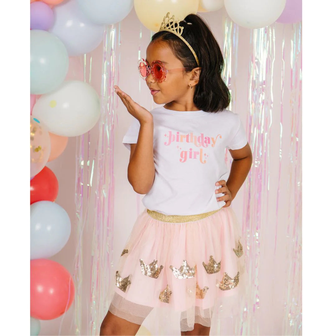 Birthday Girl Blush T shirt