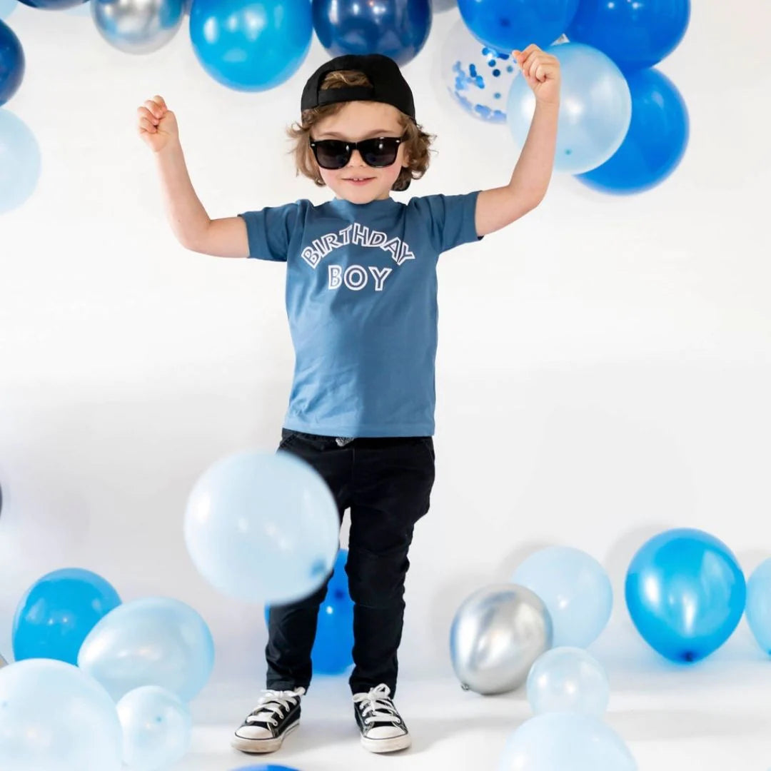 Birthday Boy Indigo T Shirt