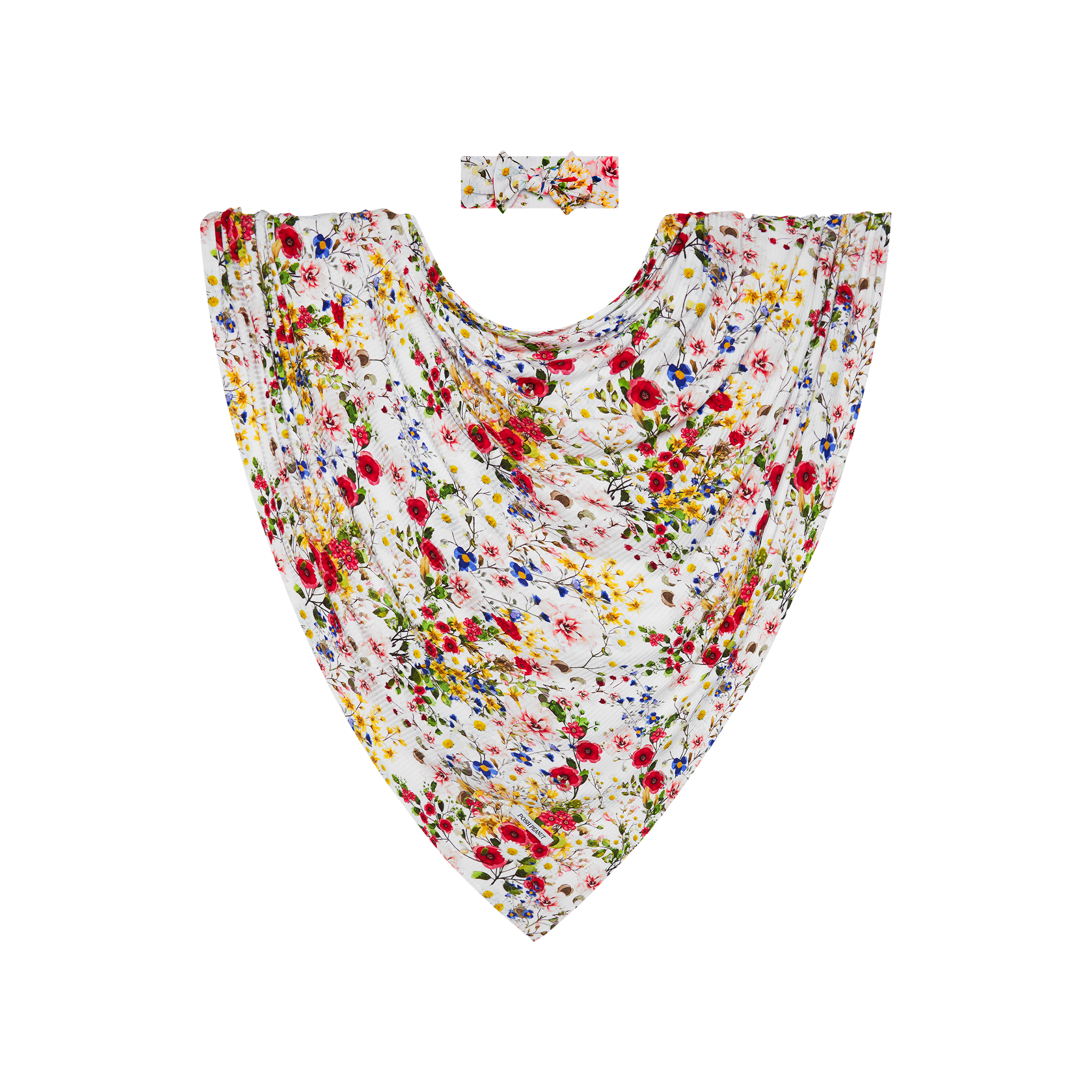 Barbara Infant Swaddle and Headwrap Set