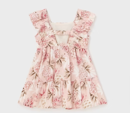 Pink Pineapple Print Dress