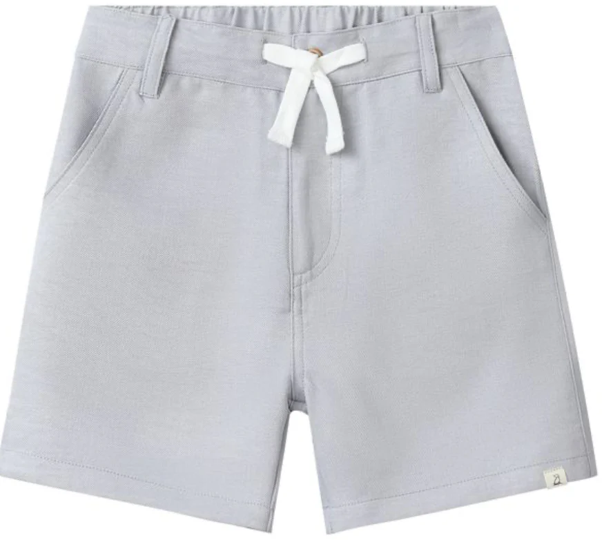 Grey Crew Woven Boy Shorts