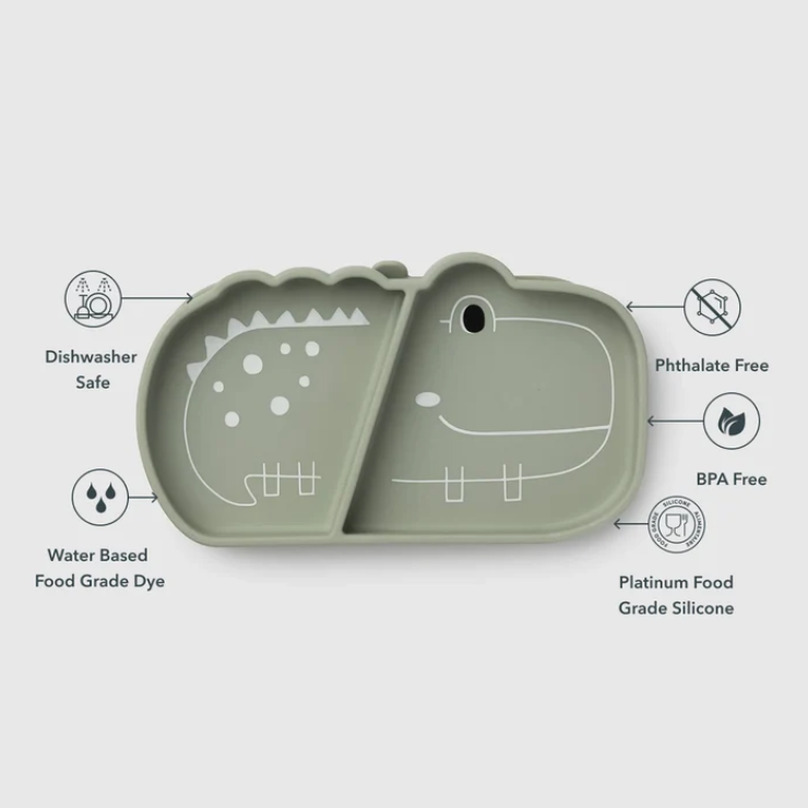 Alligator Snack Plate