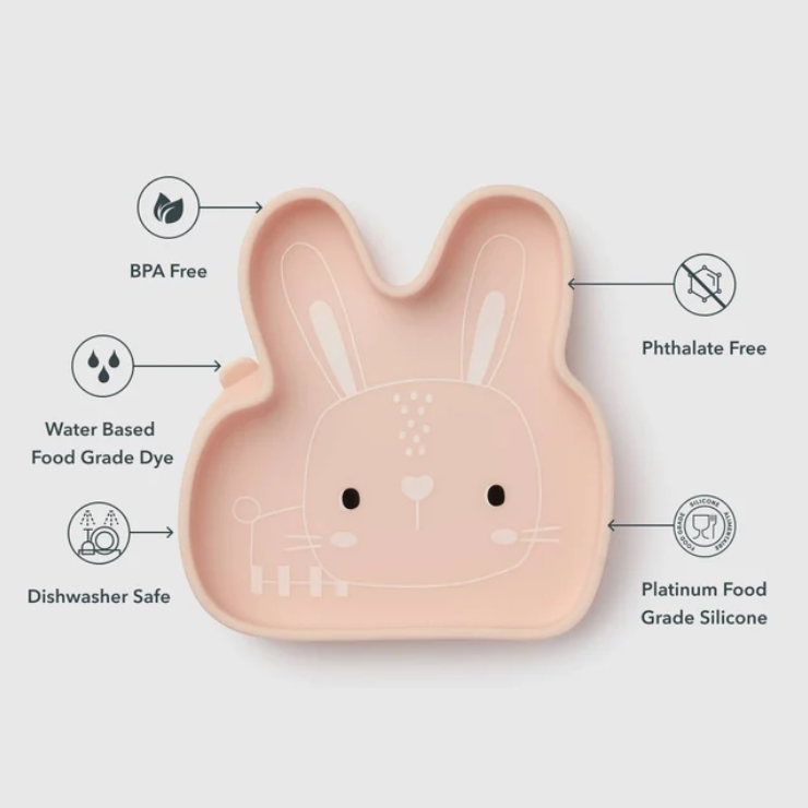 Bunny Snack Plate
