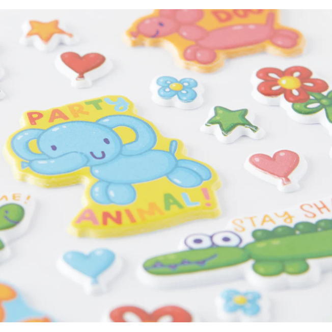 Sticker Sheet Animal Balloons