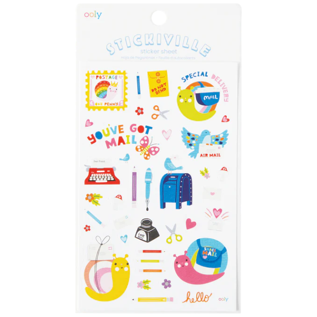 Sticker Sheet Snail Mail