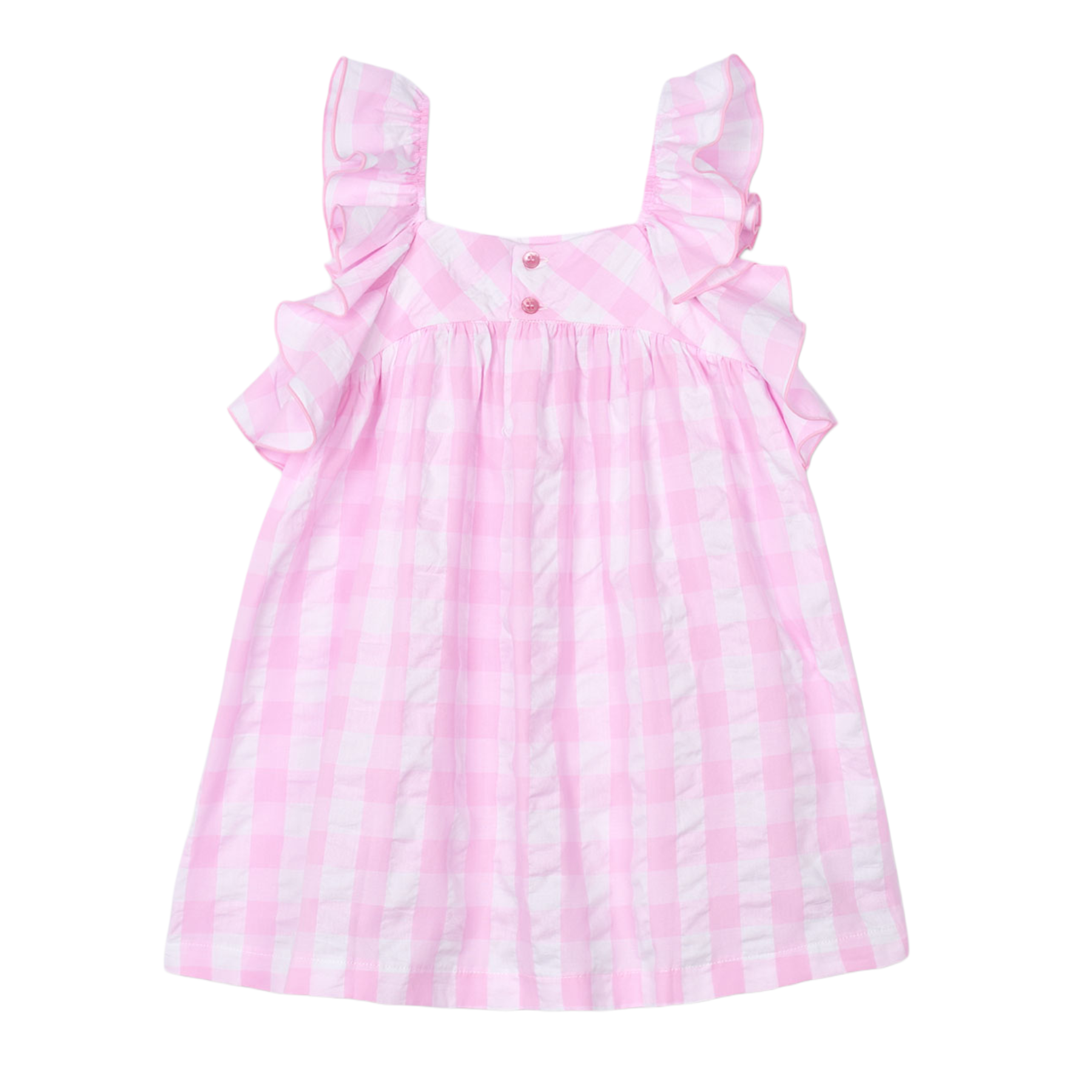 Pink Vichy Gingham Dress