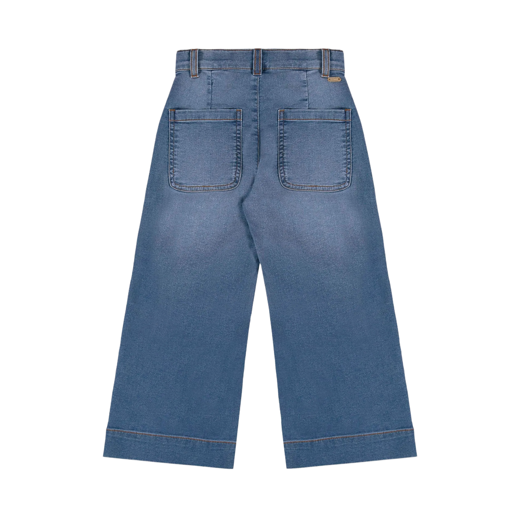 Wide Leg Denim Pants