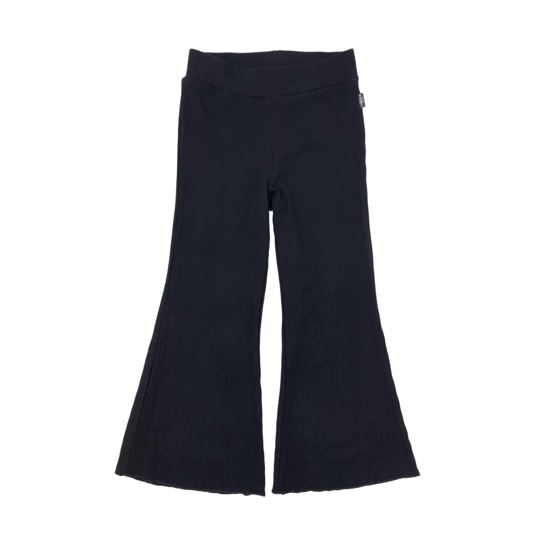 Black Meadow Bell Bottom Pants