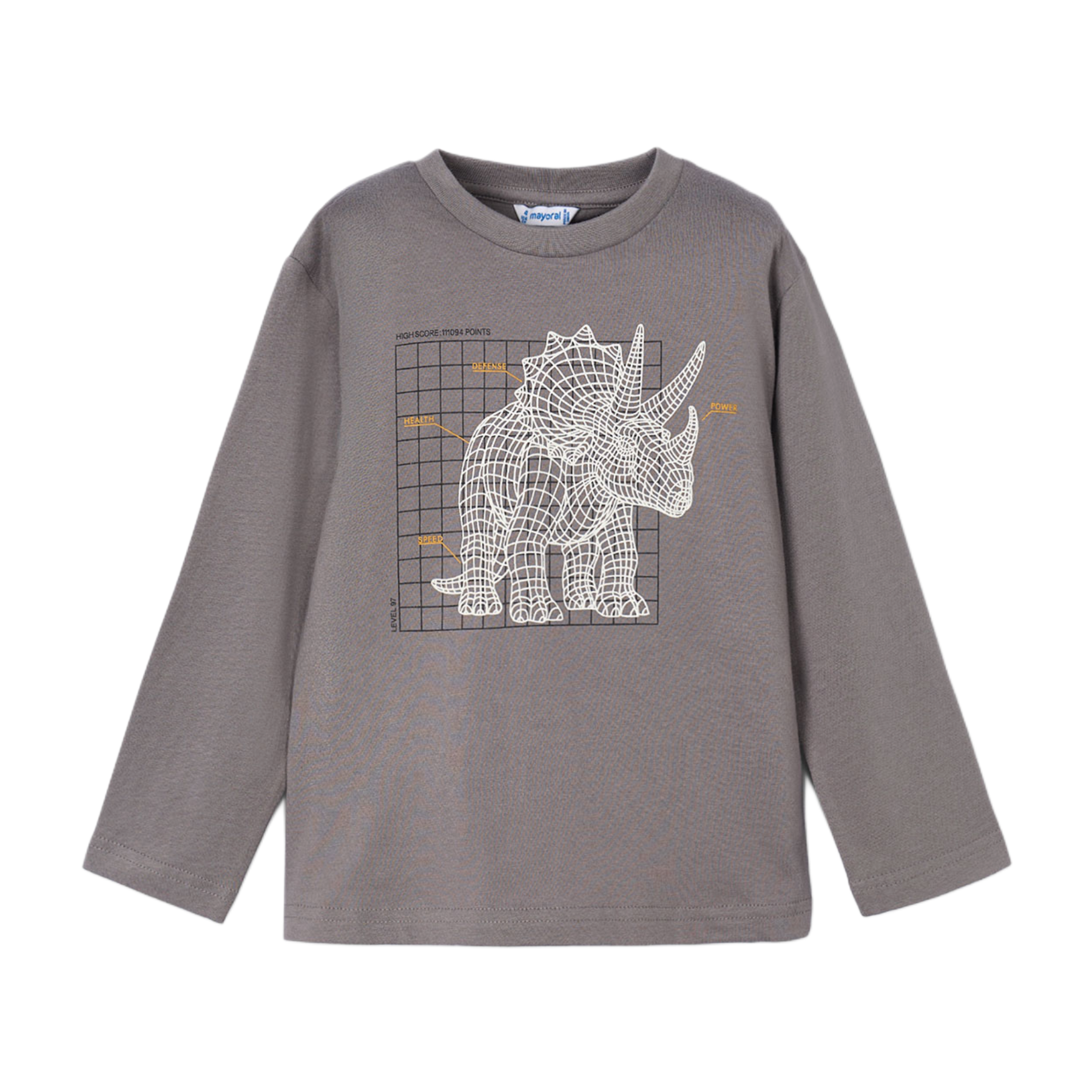 Triceratops Glow-in-the-Dark Top