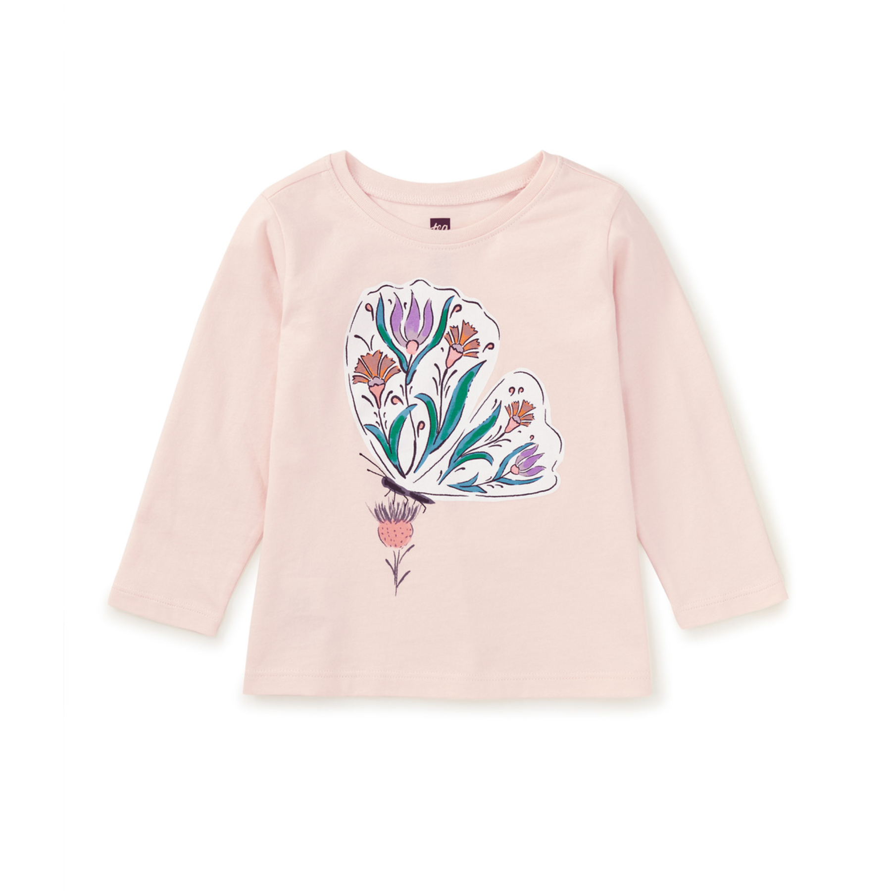 Creole Pink Painted Butterfly Tee (Baby)
