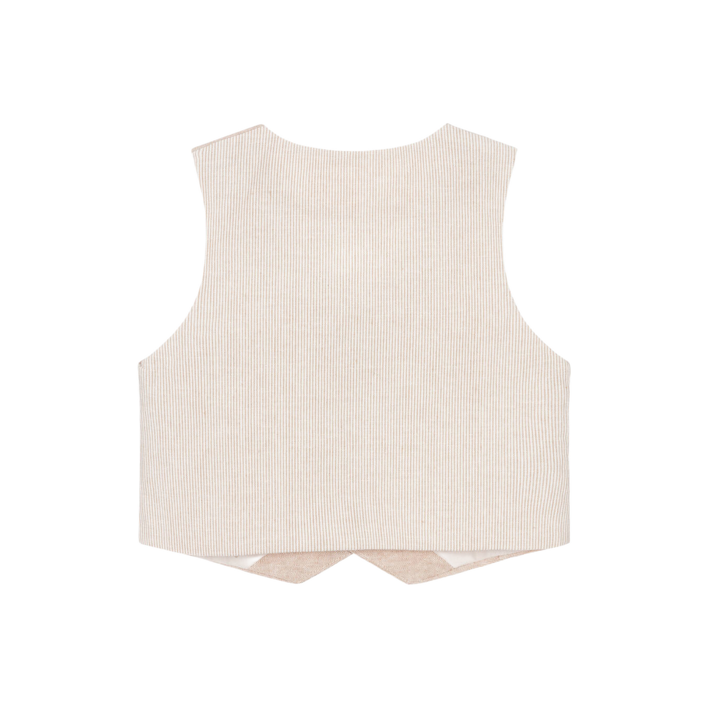 Coconut Linen Dressy Vest
