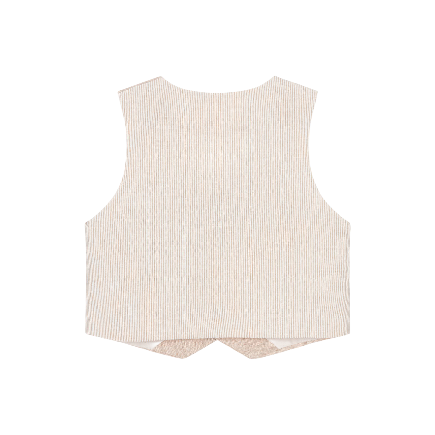 Coconut Linen Dressy Vest