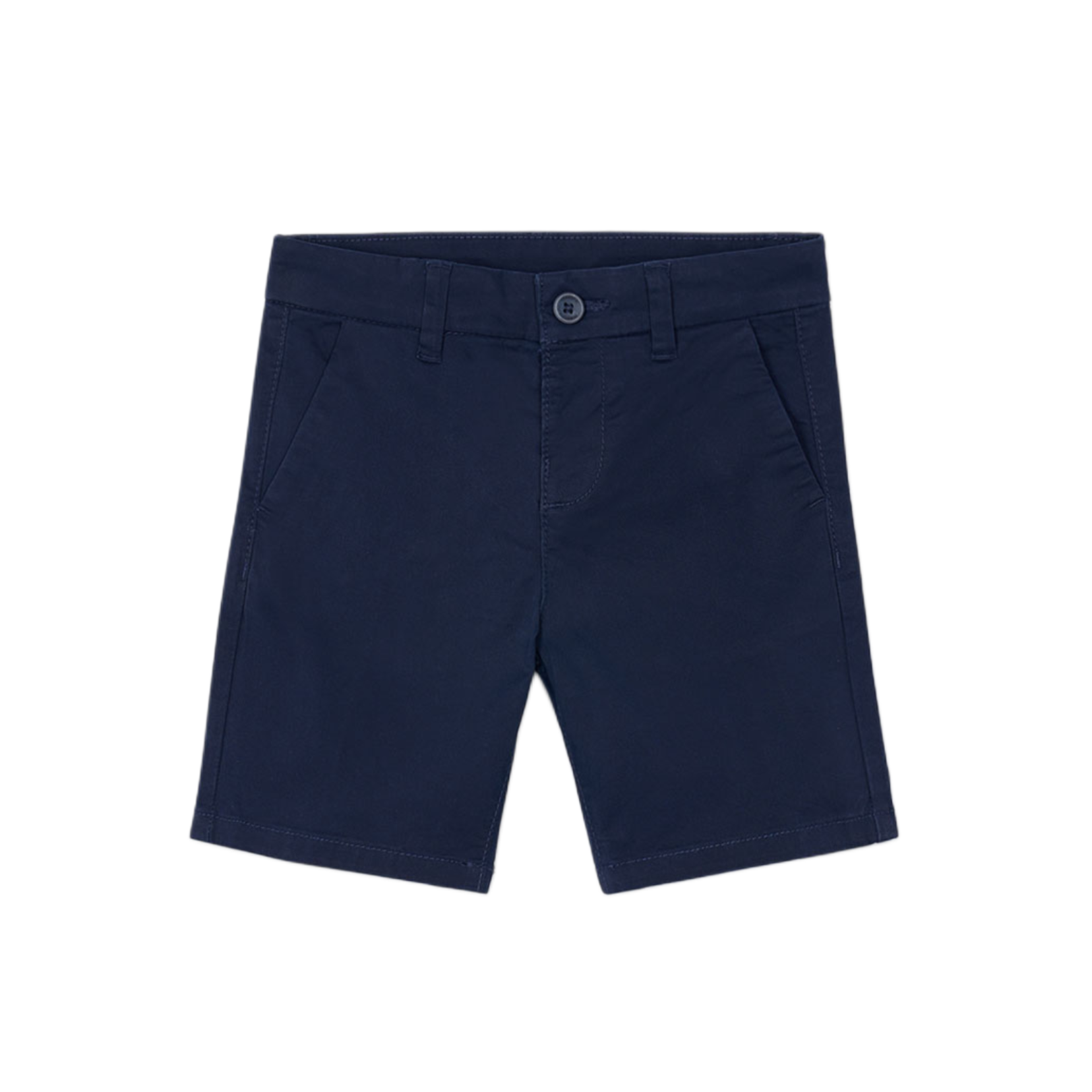 Navy Twill Chino Shorts