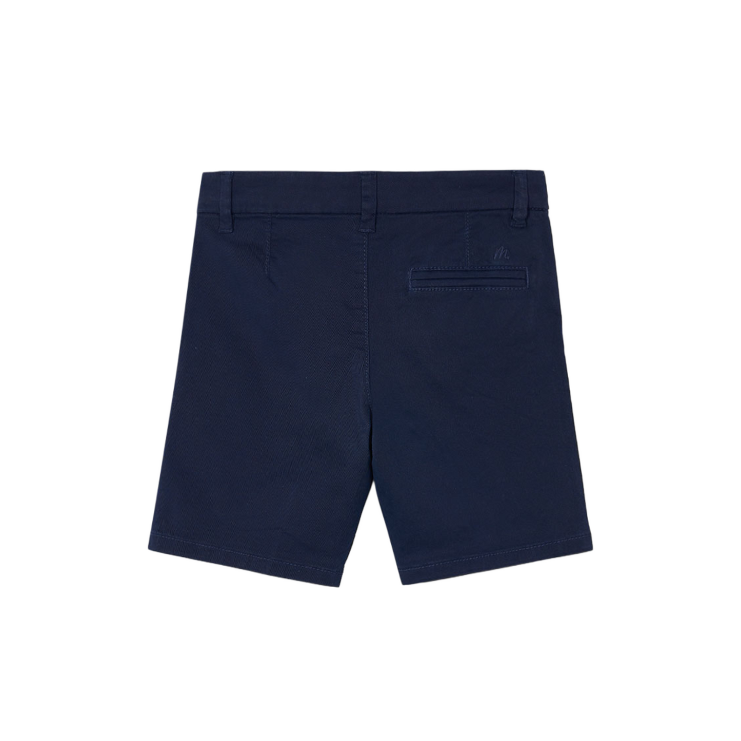 Navy Twill Chino Shorts