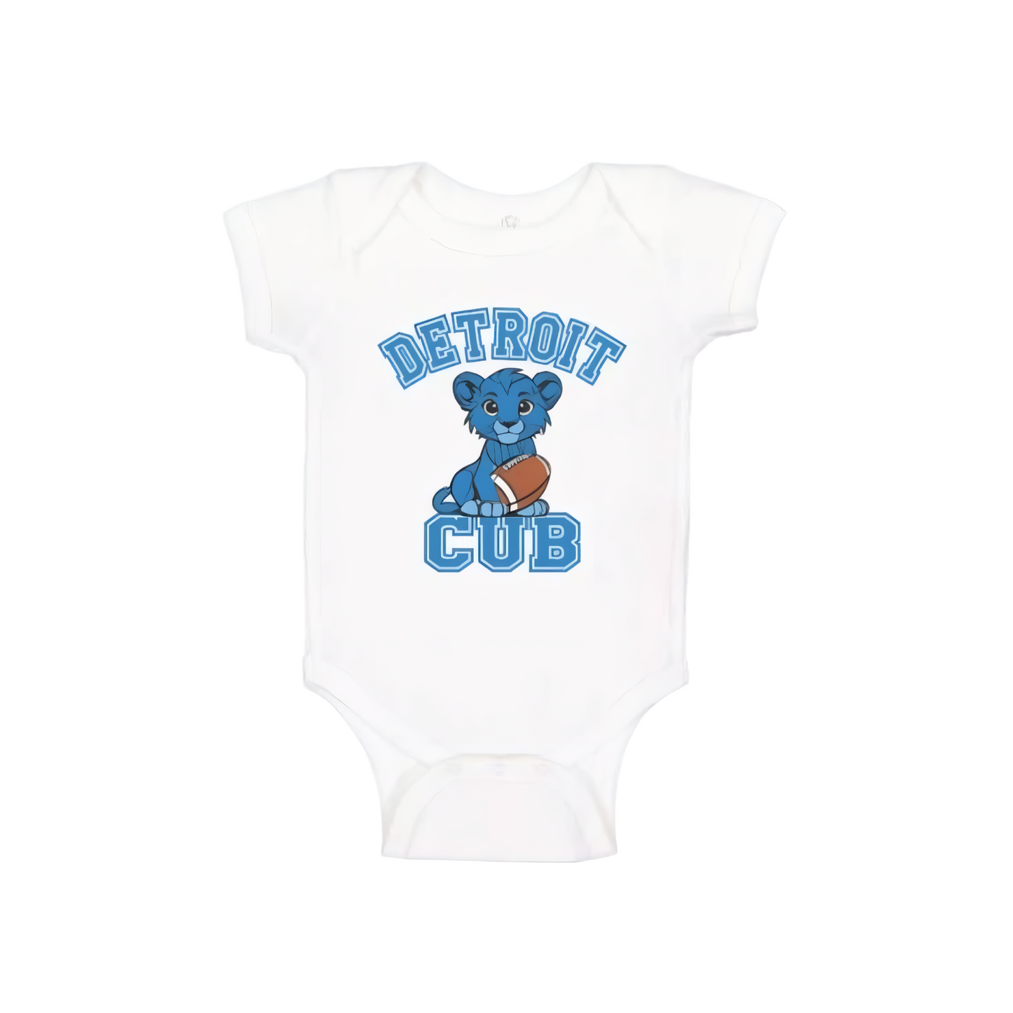 Detroit Cub Onesie in White