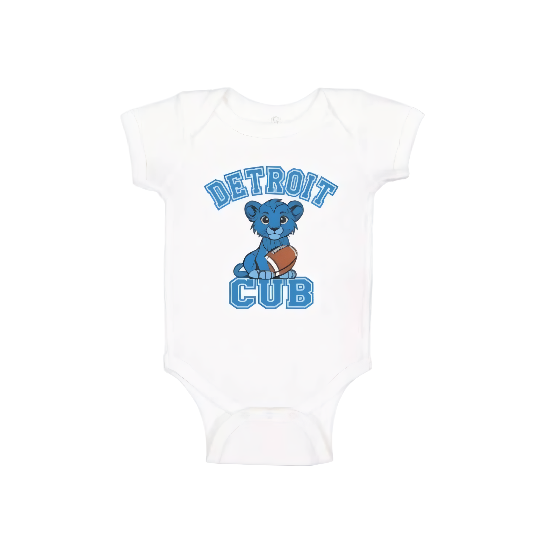Detroit Cub Onesie in White
