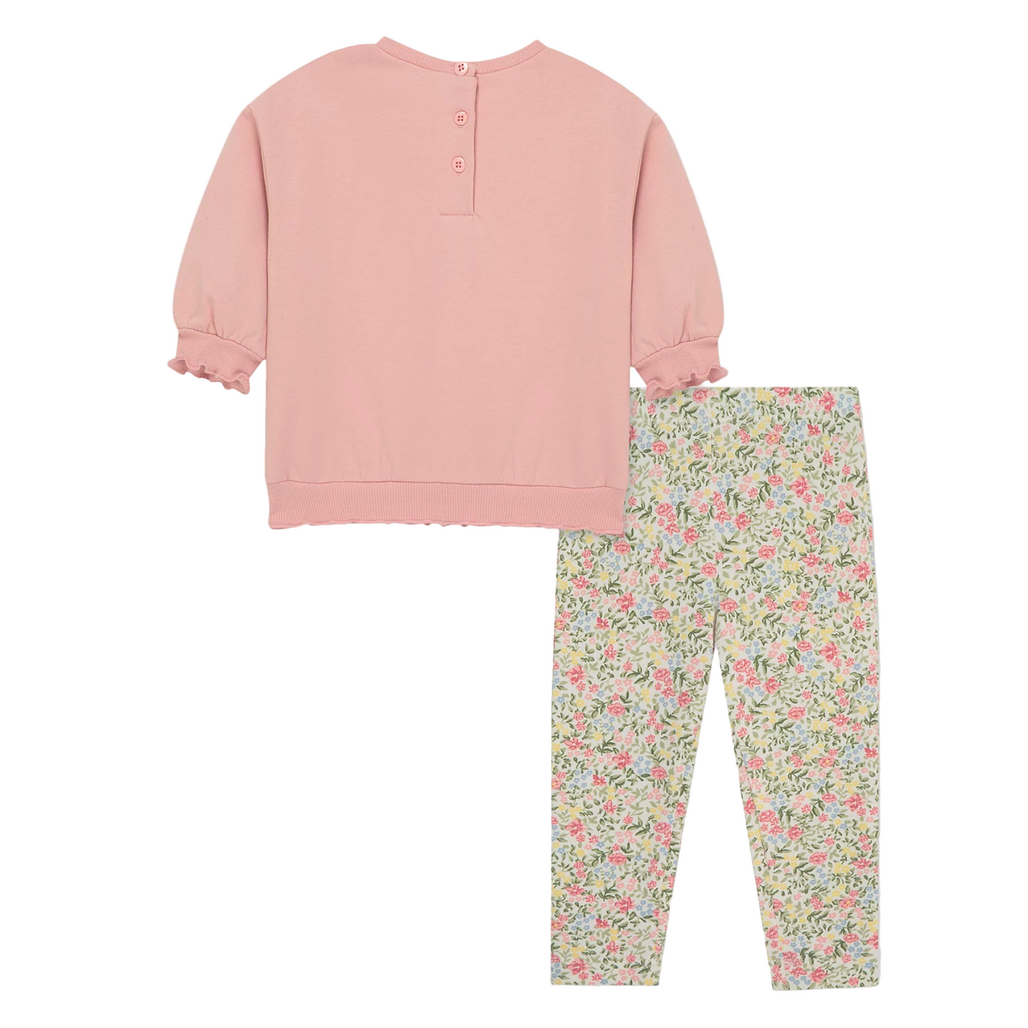 Rose Heart Sweatshirt Set (Toddler)