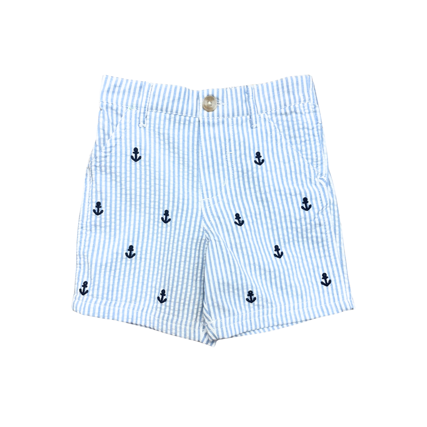 Anchor Seersucker Shorts (Toddler)