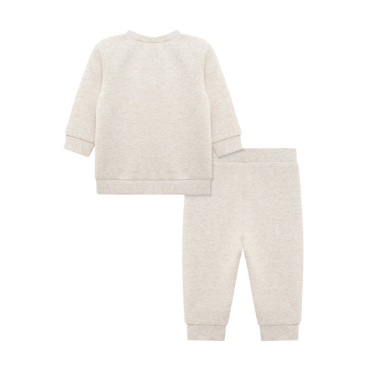 Oatmeal Bear Sweatshirt Set (Baby)