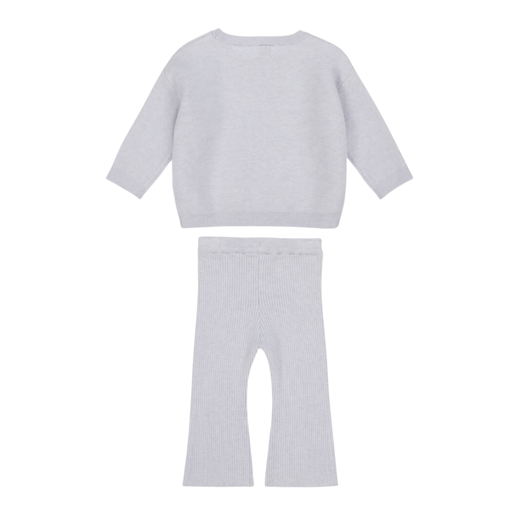 Soft Lavender Bow Sweater Set (Baby)