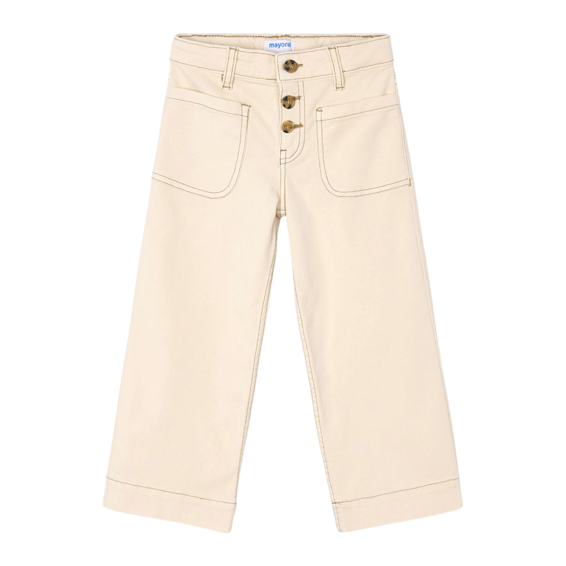 Almond Wide Leg Pants