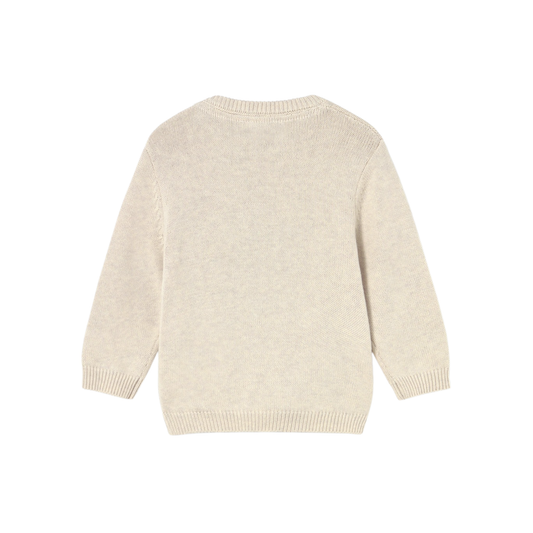 Oatmeal Bear Sweater