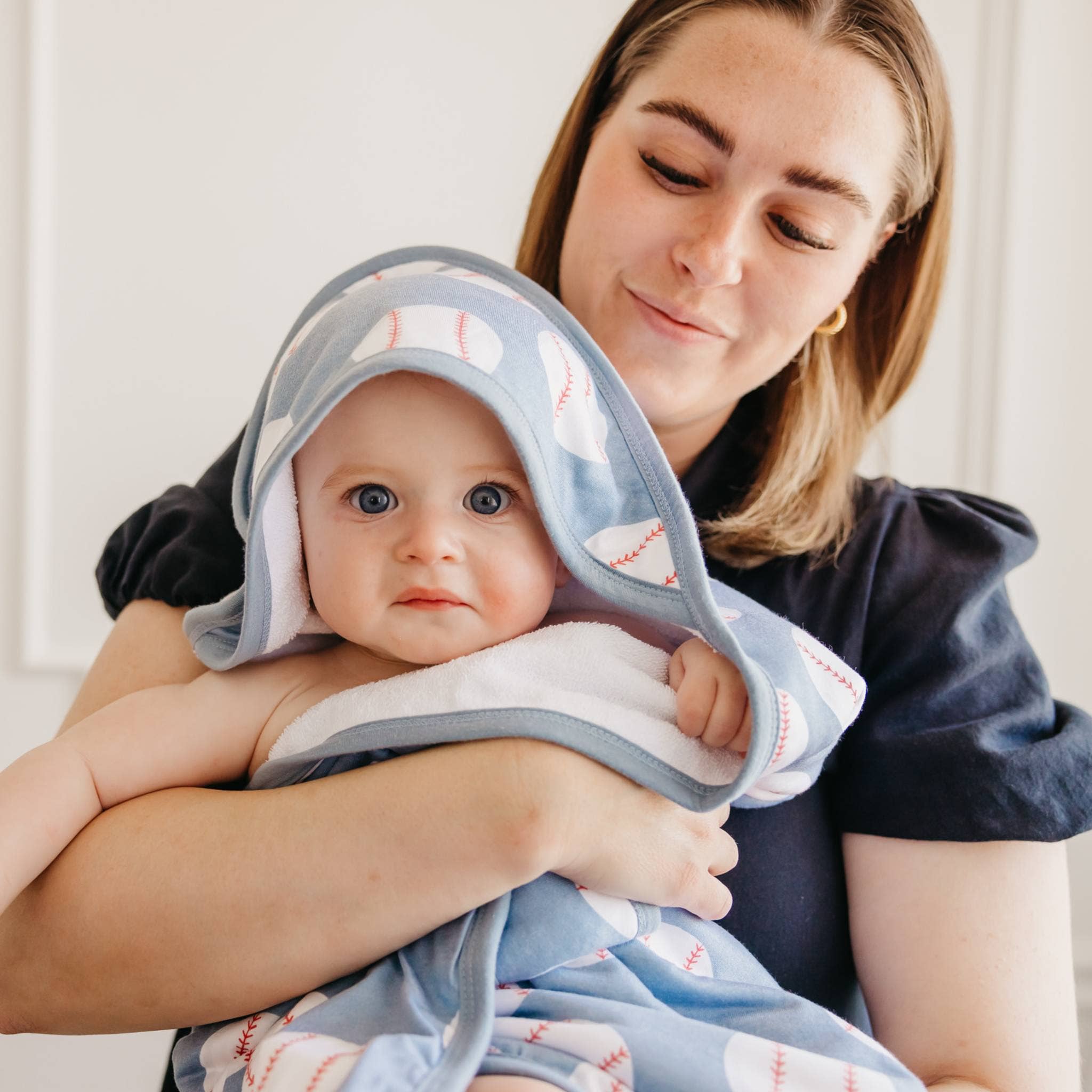 Premium Baby Knit Hooded Towel - Slugger