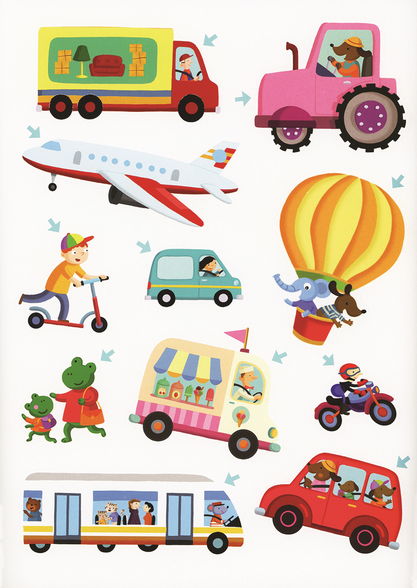 Big Stickers: Things That Go