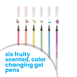Tutti Fruitti Scented Multi-Colored Gel Pens