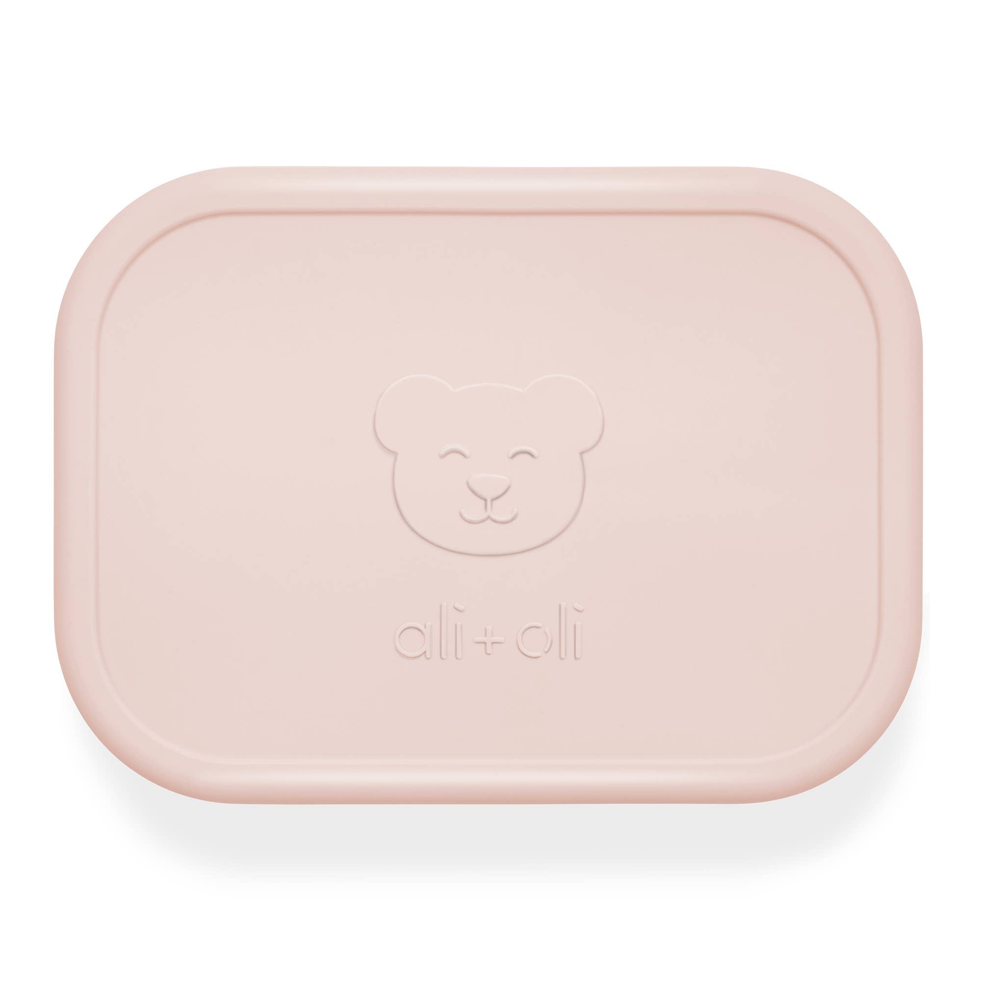 Ali+Oli Leakproof Silicone Bento Box (Blush) Back to School