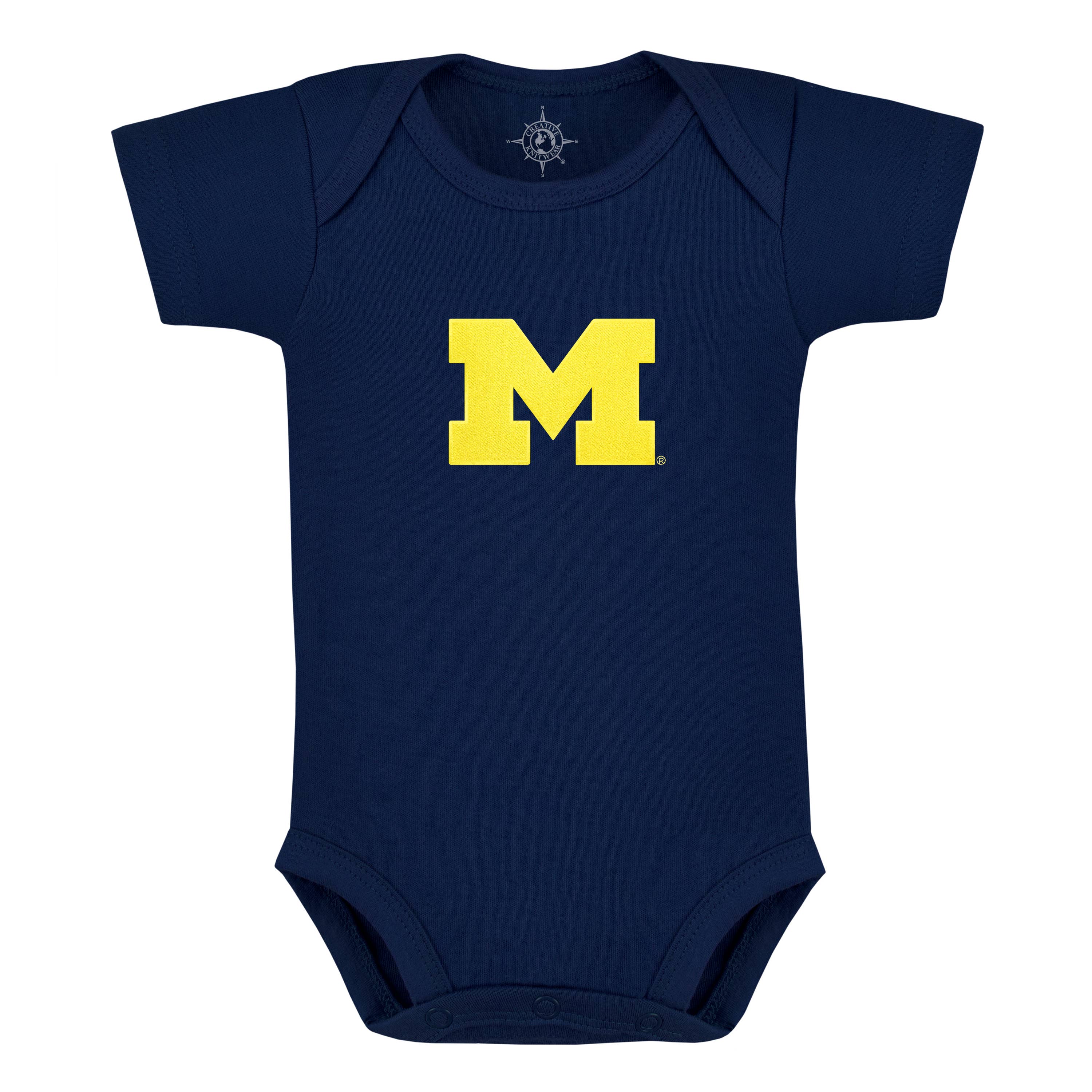 Michigan Wolverines Embroidered Infant Bodysuit