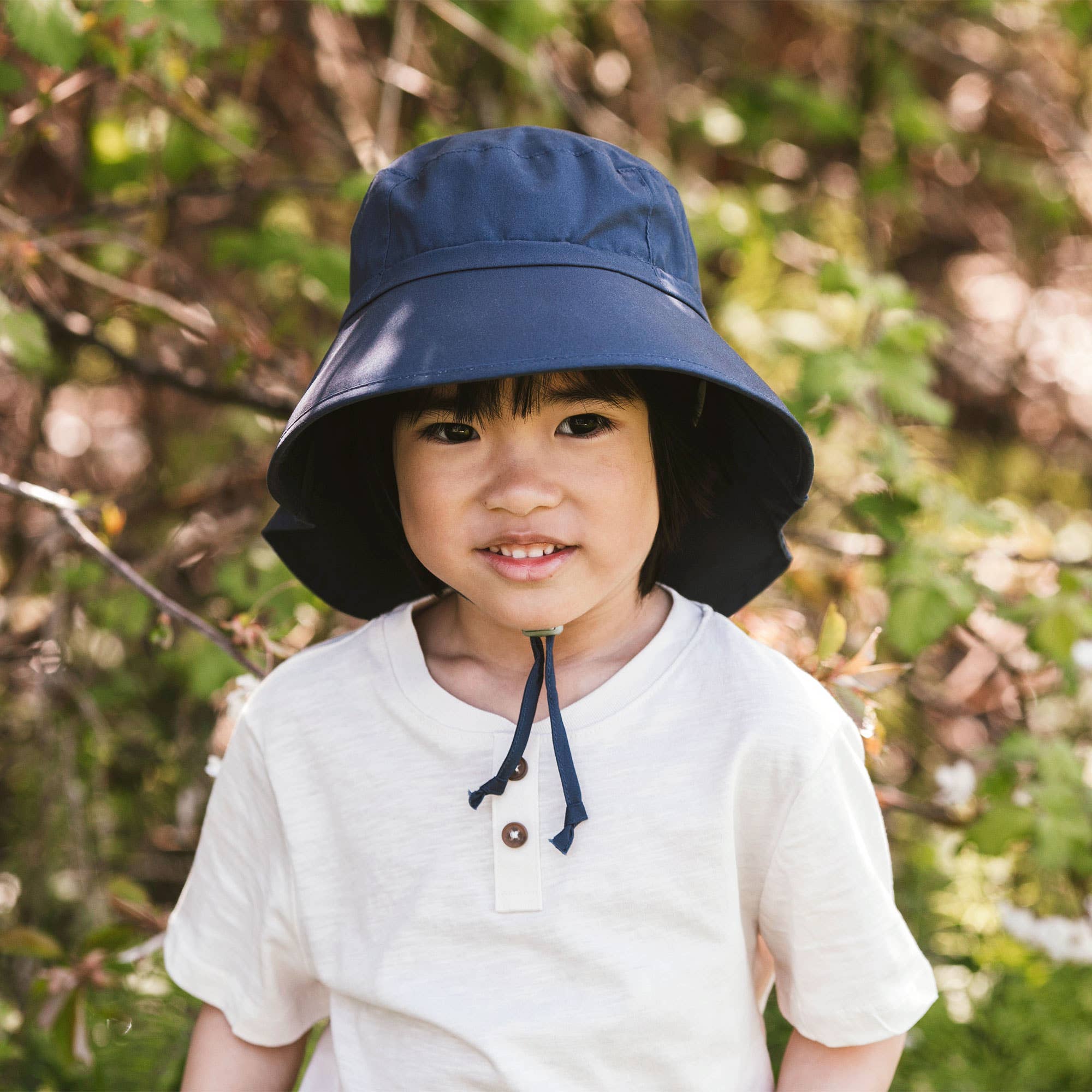 Navy Cotton Adventure Hat