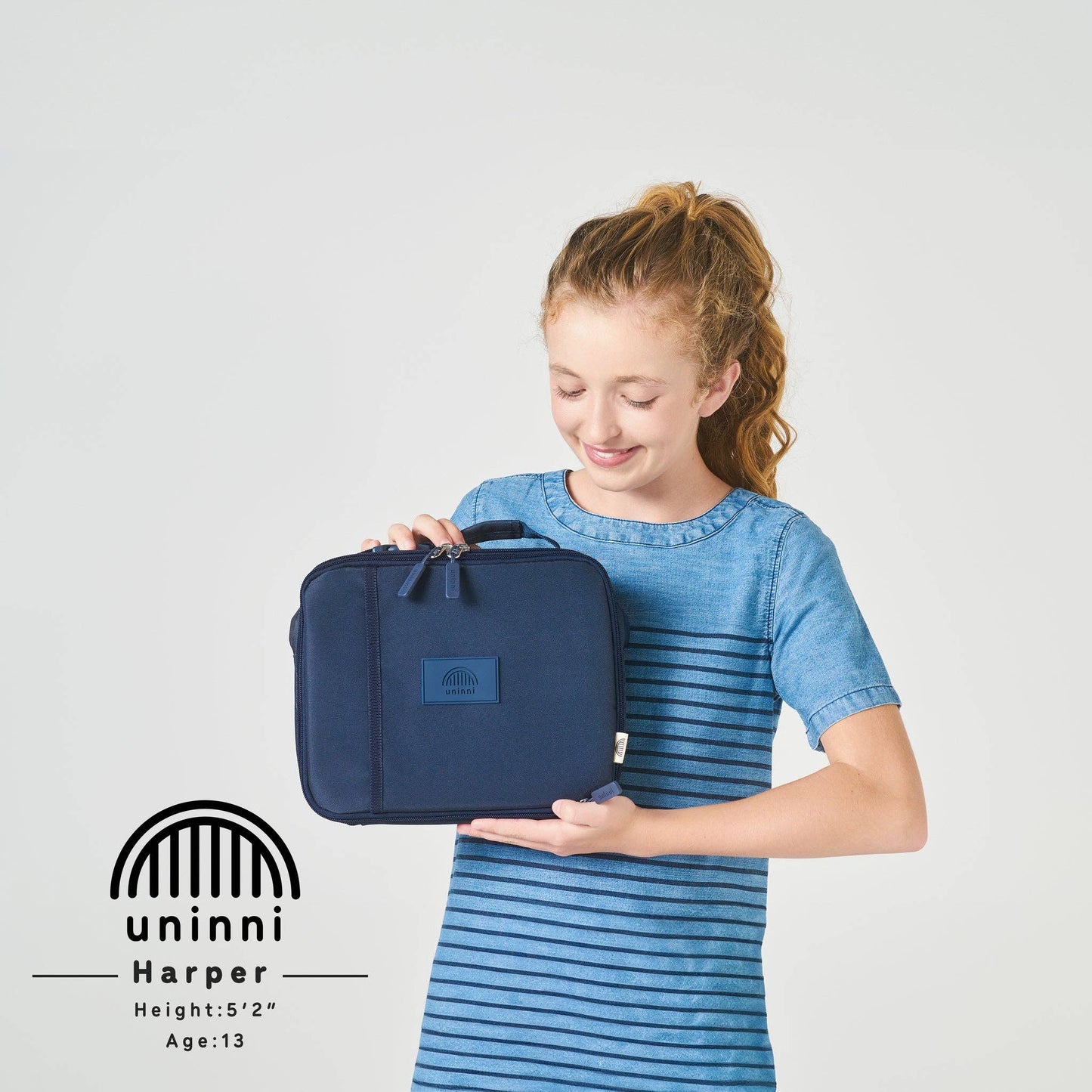 Navy Ellis Lunch Bag