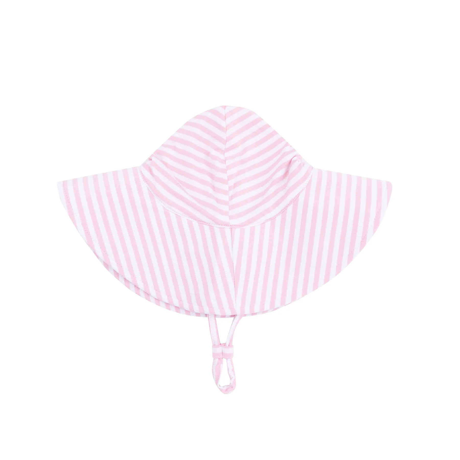 Golf Pink Stripe Wide Brim Sunhat