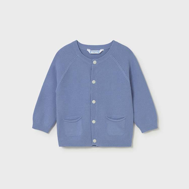 Cobalt Knit Cardigan Sweater