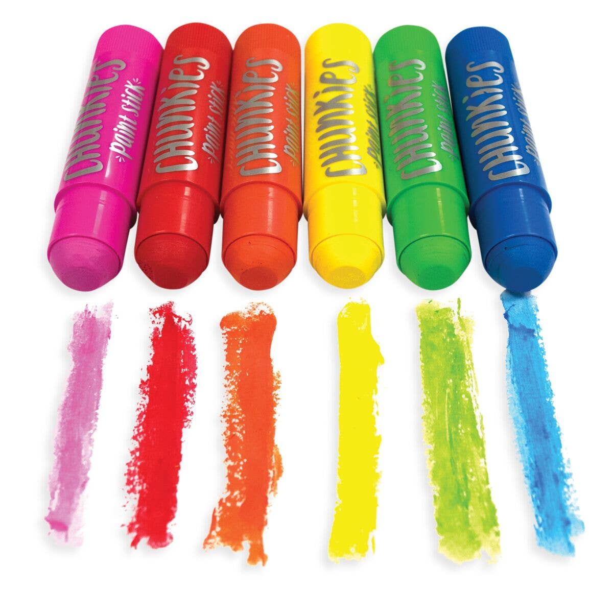 Paint Sticks for Kids - Mess-Free Chunkies 6 Pack Classic Colors | OOLY