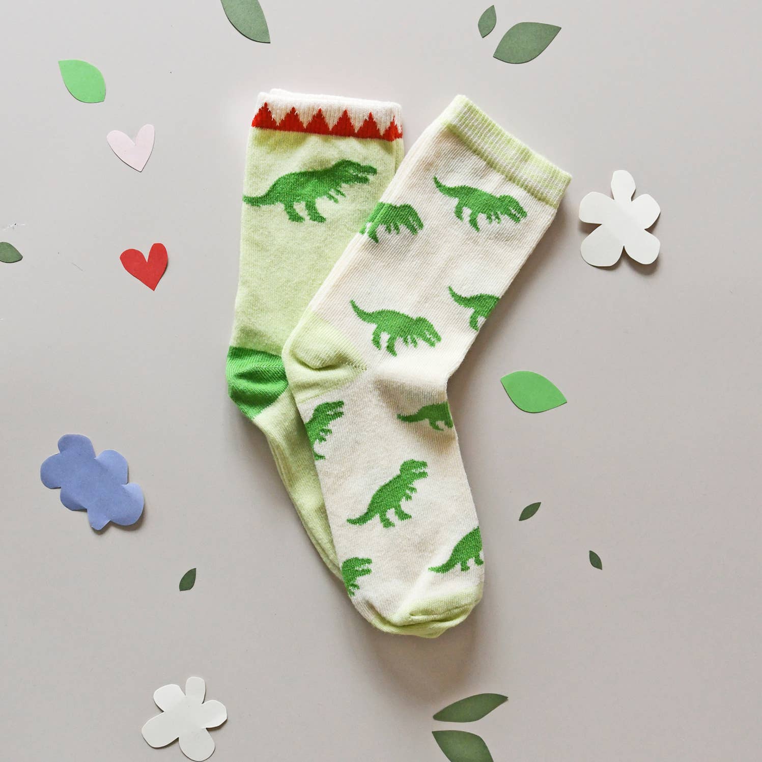 T-Rex 2-Pack Socks (Size 9-12 Junior)