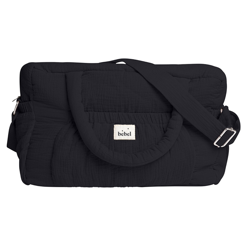 Liquorice Double Gauze Diaper Bag