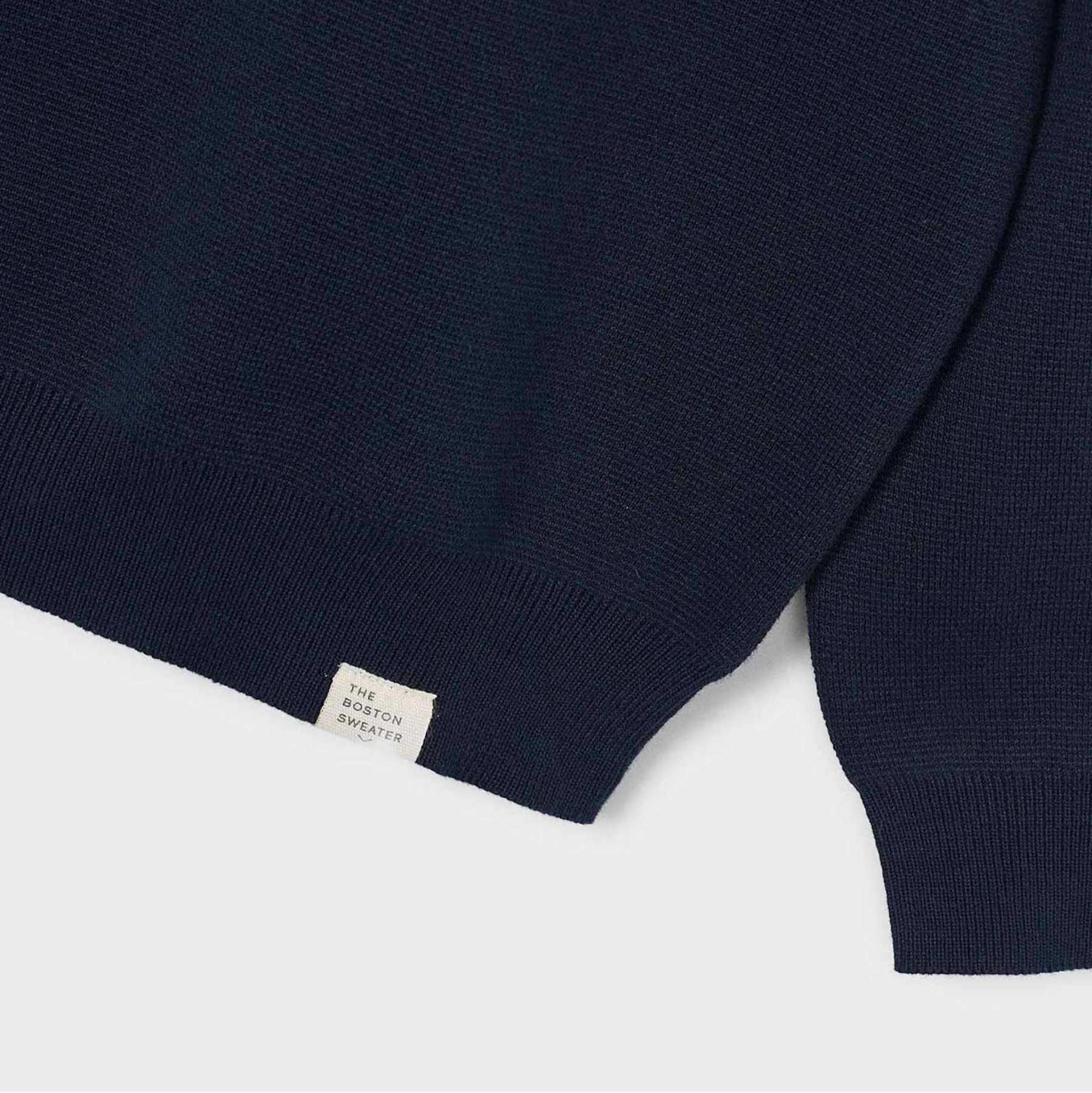 Navy Hooded Sweater