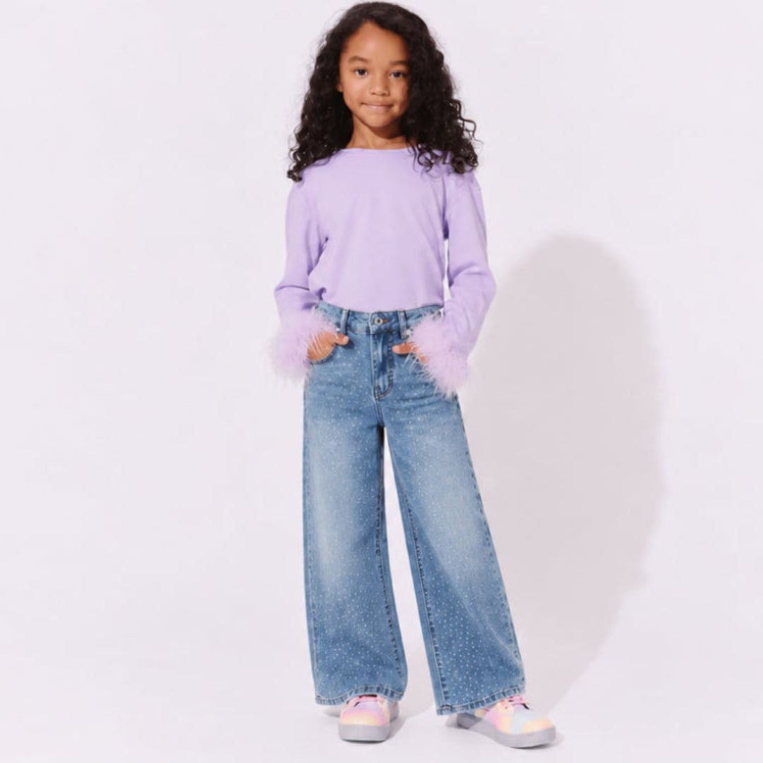 Sparkle Sweatpant Jeans