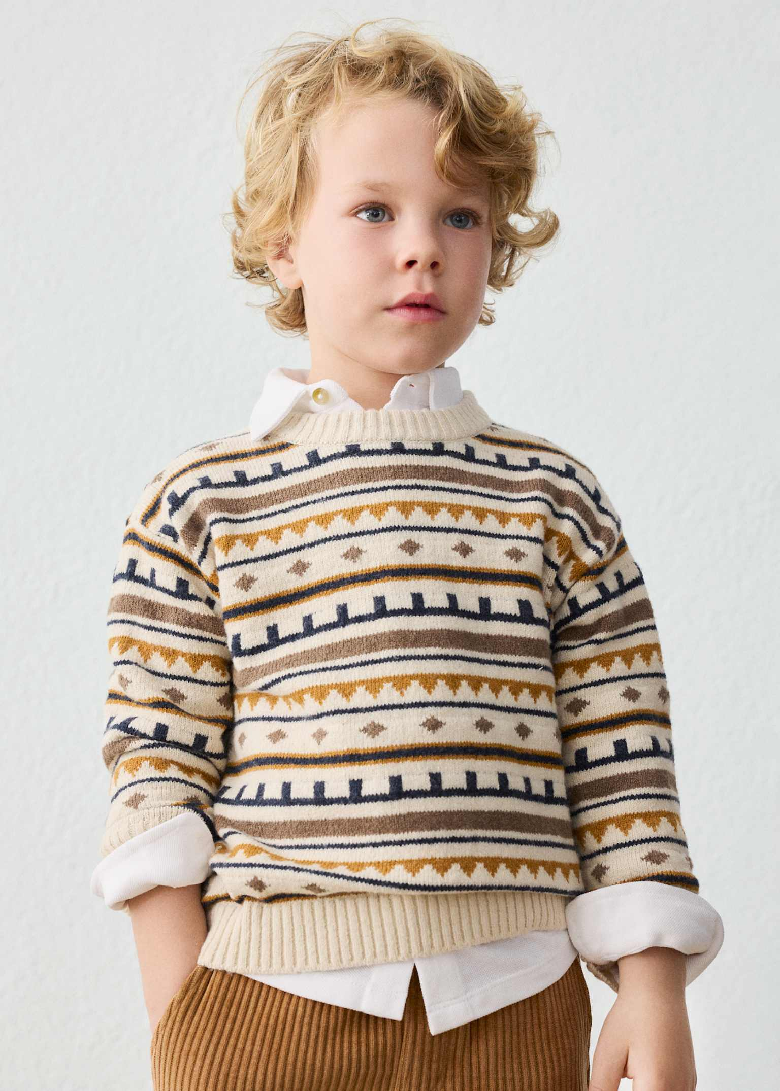 Oat Jacquard Sweater