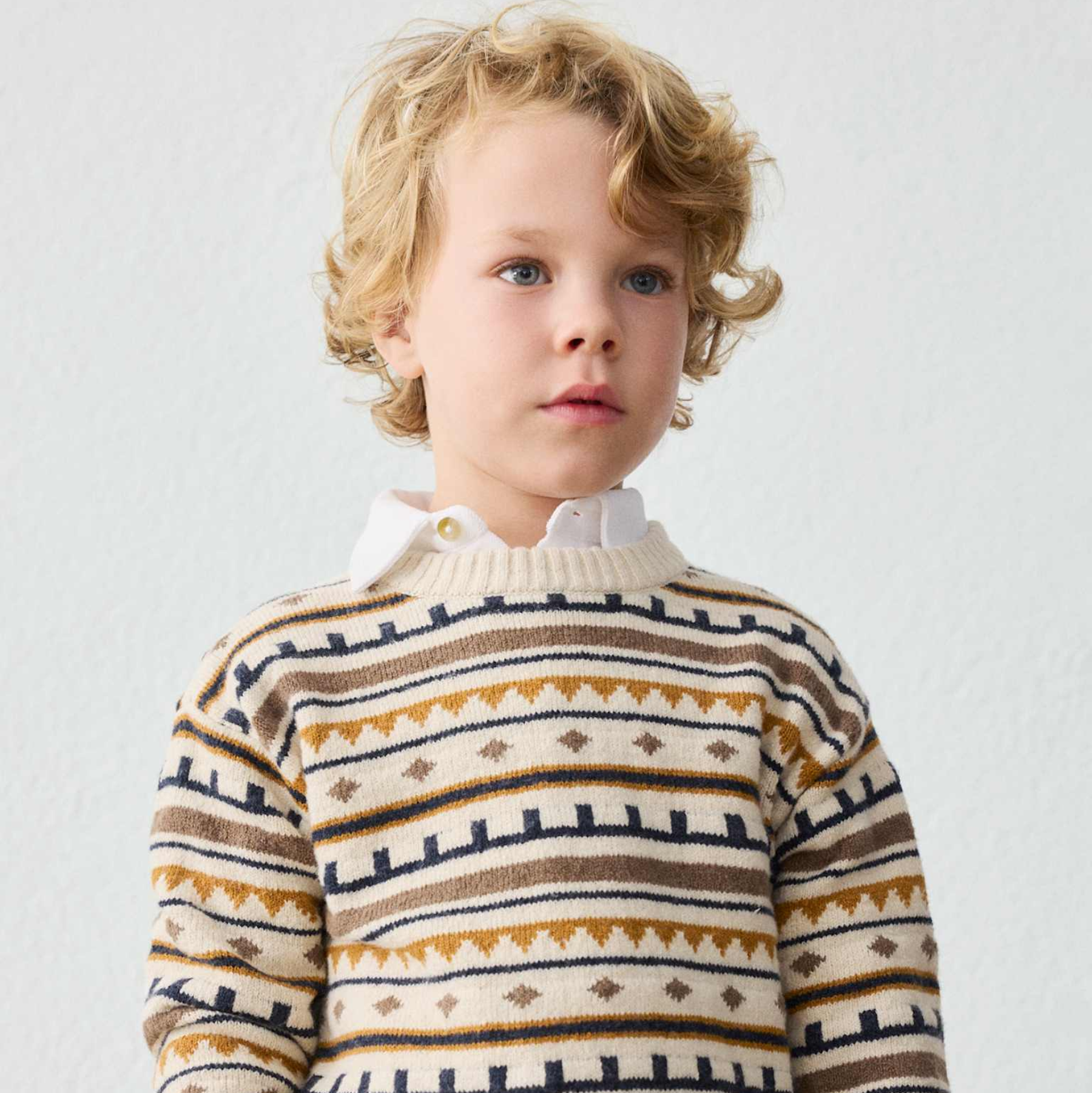Oat Jacquard Sweater
