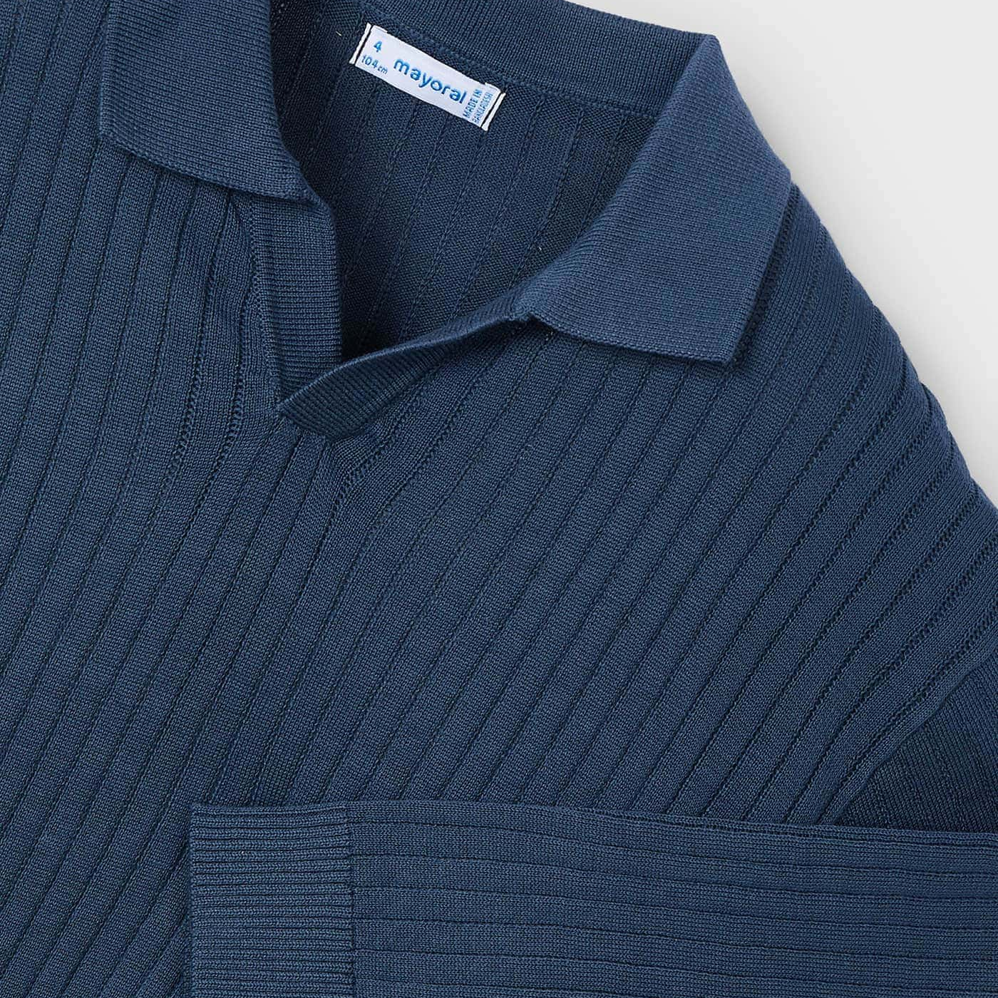 Midnight Polo Collar Sweater