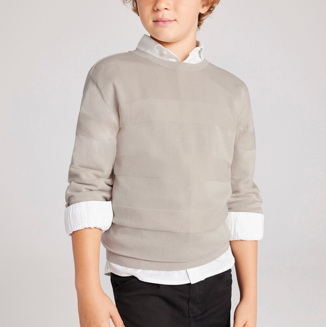 Sand Striped Sweater