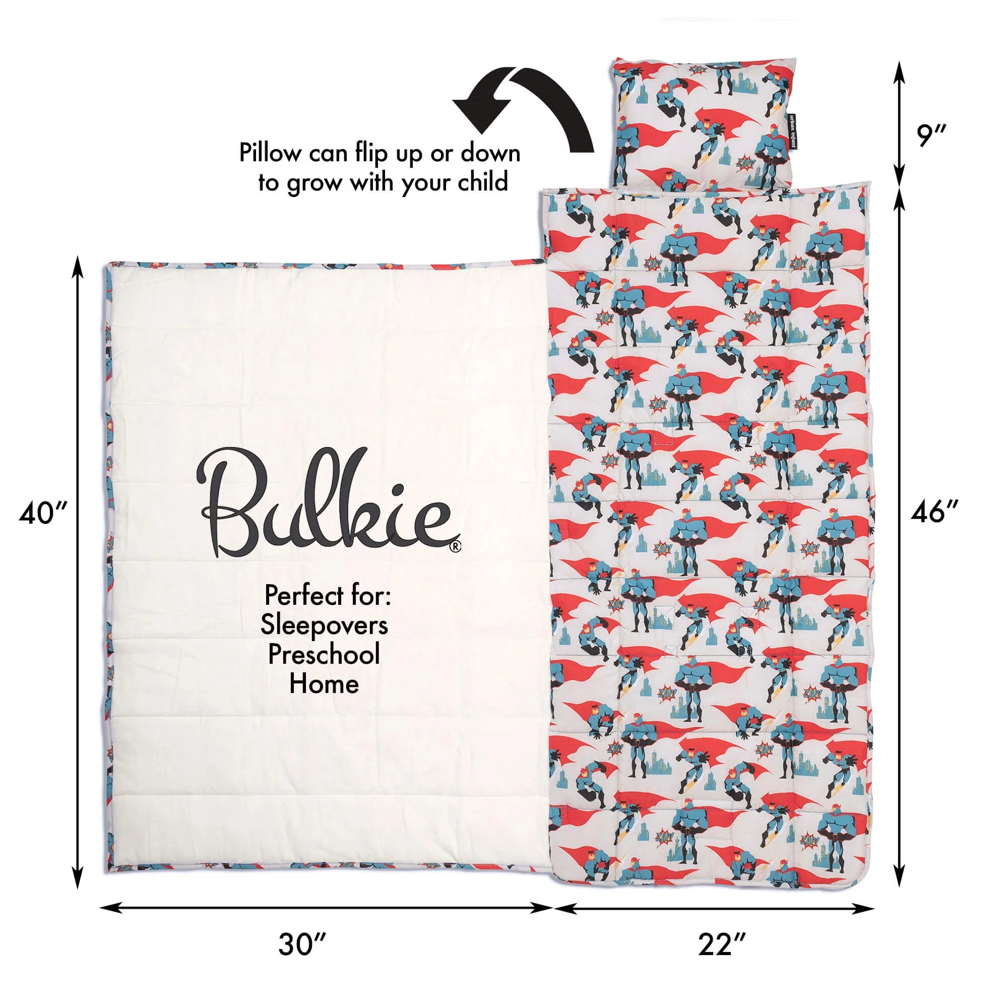 Superheroes Bulkie Nap Sleep Mat